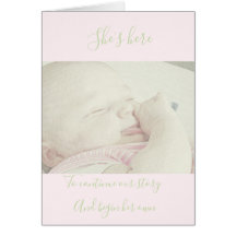 Welcome Baby girl