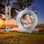 Welcome Baby Photo Birth Statistics Keepsake Wind Chime<br><div class="desc">Simple photo on either side with "Welcome Baby!" or text of your choice along with your little one's name,  birthday and birth statistics.  These make great keepsakes and gifts for new parents and grandparents.</div>