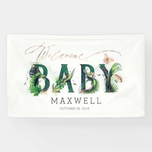 Welcome Baby Shower Banner