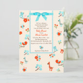 Welcome Baby Shower Invitation (Standing Front)