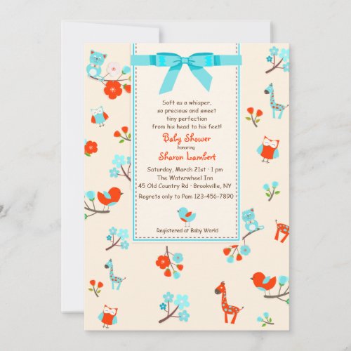 Welcome Baby Shower Invitation