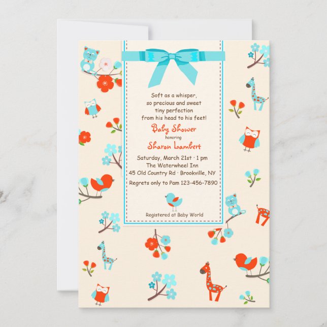 Welcome Baby Shower Invitation (Front)