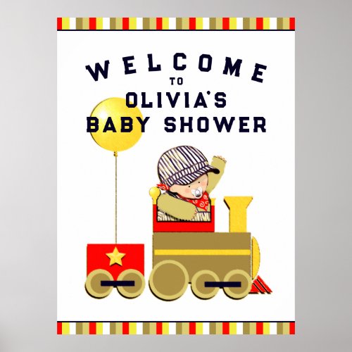 Welcome Baby Shower Poster