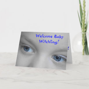 Welcome Baby Witchling - Wiccan New Baby Card