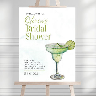 Welcome Bachelorette Sign Watercolor Last Margarit