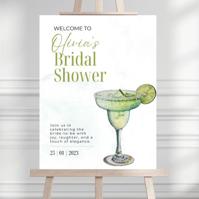 Welcome Bachelorette Sign Watercolor Last Margarit (Creator Uploaded)