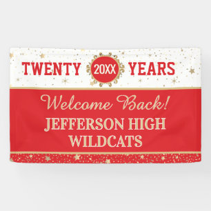 Welcome back! 20th Reunion Celebration Banner