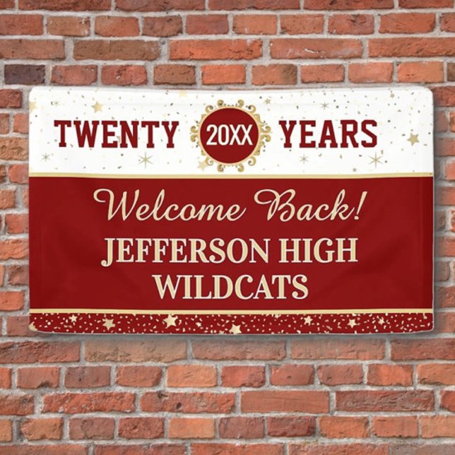 Welcome back! 20th Reunion Celebration Banner (Creator Uploaded)