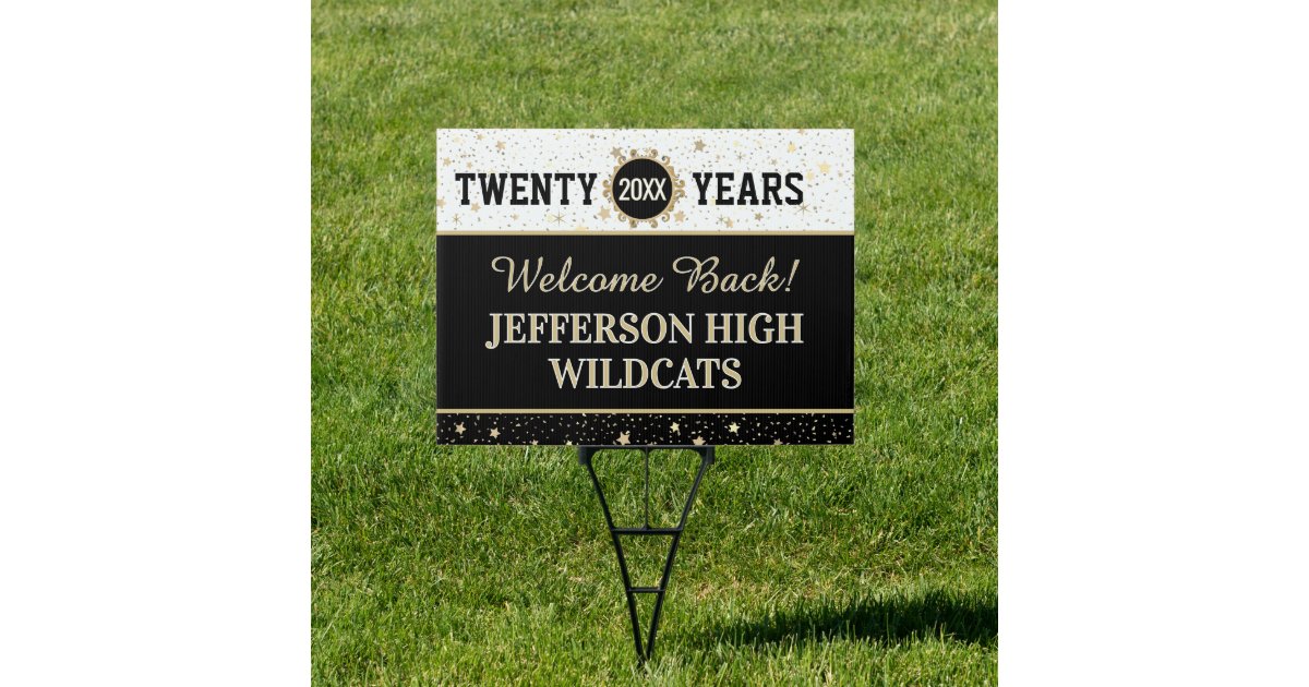 Welcome Back 6-Foot Reunion Banner