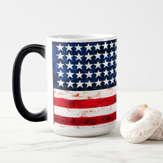 Welcome Back, America! Color Morph Mug (With Donut)