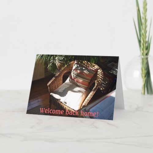 Welcome Back Card