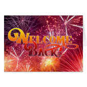 Welcome Back - Celebration Fireworks (Front Horizontal)