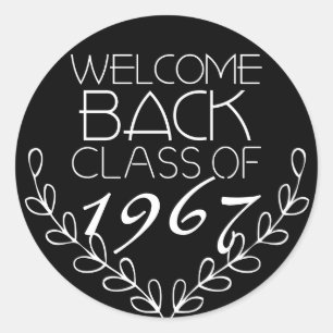 Welcome Back Class Of Classic Round Sticker