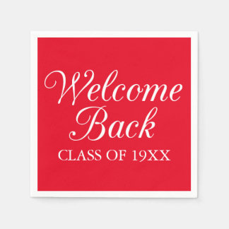 Welcome Back Class Of Napkins