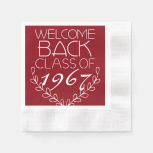 Welcome Back Class Of Napkins