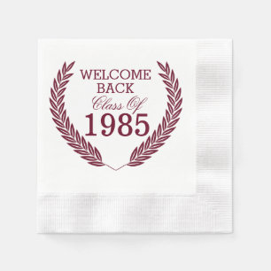 Welcome Back Class Of Napkins