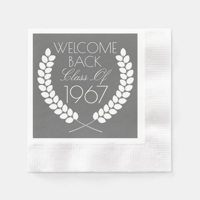 Welcome Back Class Of Napkins (Front)