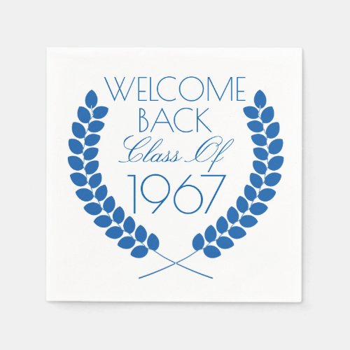Welcome Back Class Of Paper Napkins