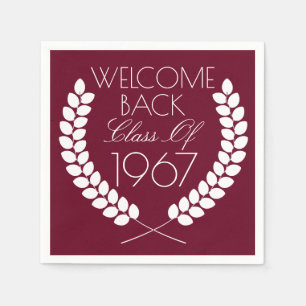 Welcome Back Class Of Paper Napkins