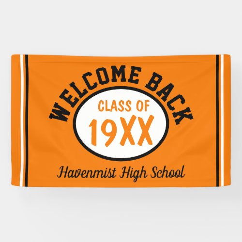 Welcome Back Class reunion  Banner