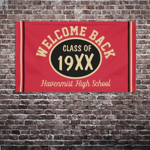 Welcome Back Class reunion banner