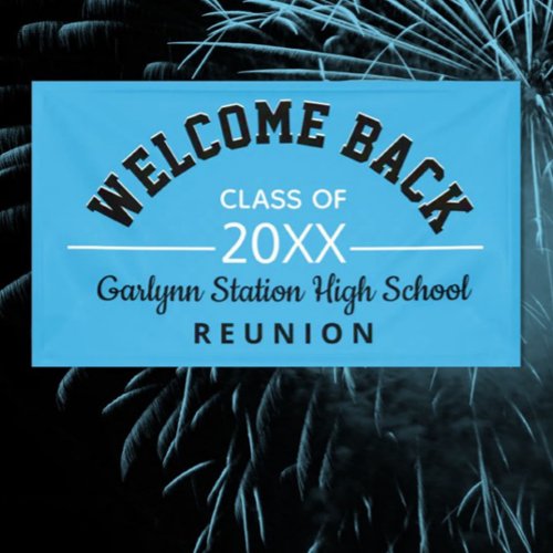 Welcome Back Class reunion banner