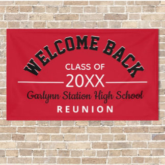 Welcome Back Class reunion banner