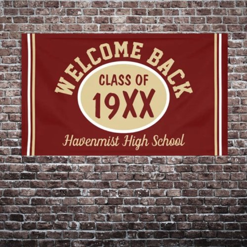 Welcome Back Class reunion banner