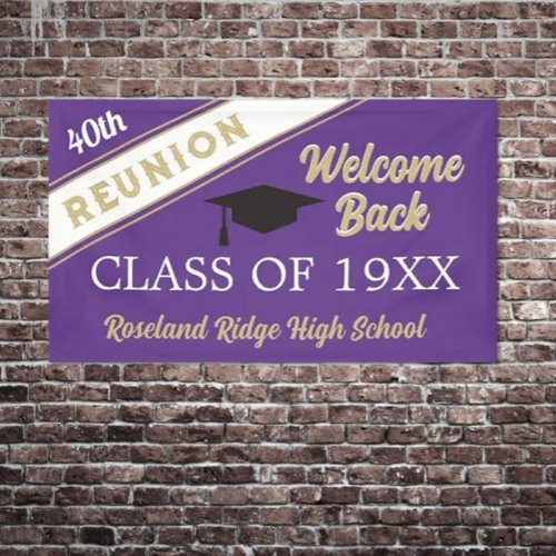 Welcome Back Class Reunion Banner