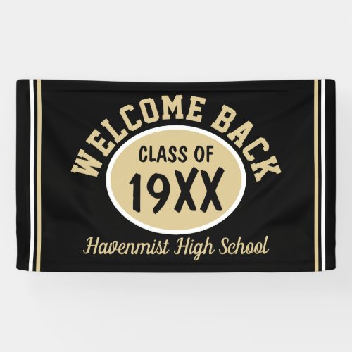 Welcome Back Class reunion banner