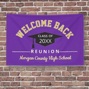 Welcome Back Class reunion large Banner