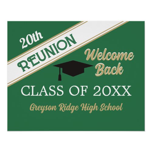 Welcome Back Class Reunion Poster