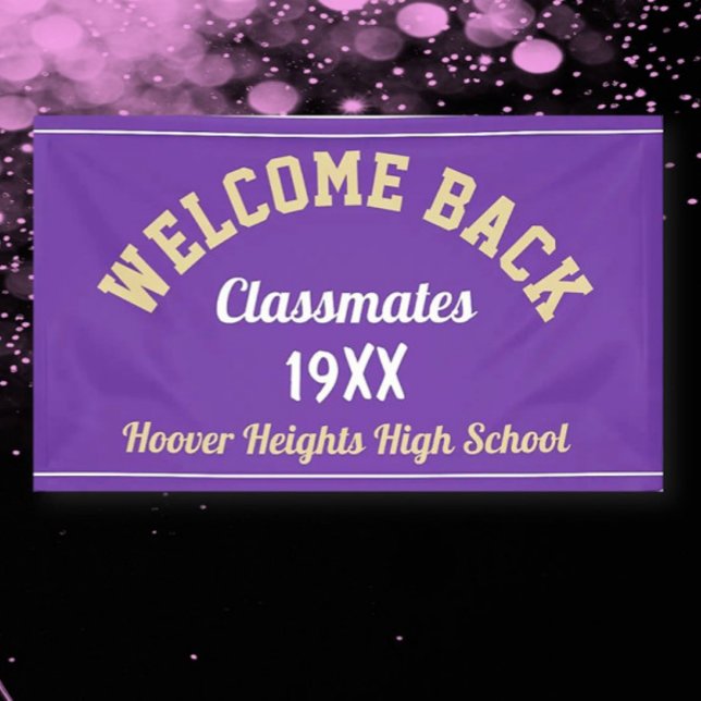 Welcome Back Classmates Class reunion banner (Creator Uploaded)