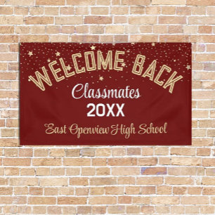 Welcome Back Classmates!  Custom reunion banner