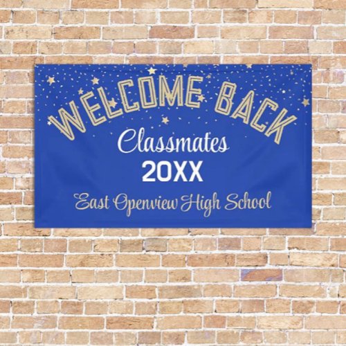 Welcome Back Classmates  Custom reunion banner