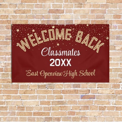 Welcome Back Classmates  Custom reunion banner