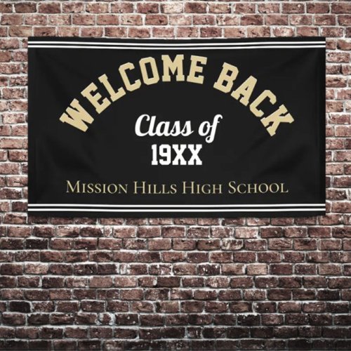 Welcome Back Custom Class reunion banner