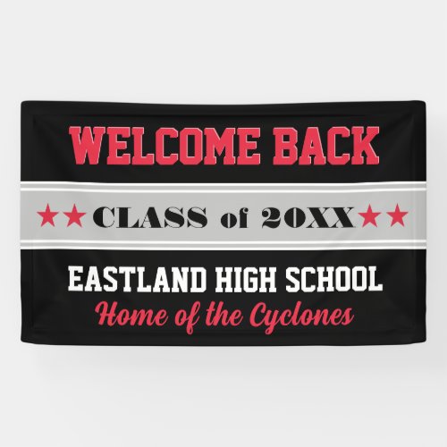  Welcome Back CUSTOM Class Reunion banner