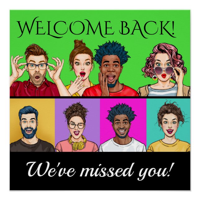 WELCOME BACK POSTER (Front)