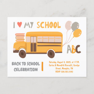 Welcome Back School Picnic Holiday Postcard
