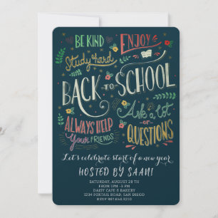 Welcome Back School Picnic Invitation