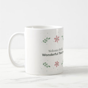 Welcome Back Teacher Mug Back to School Gift