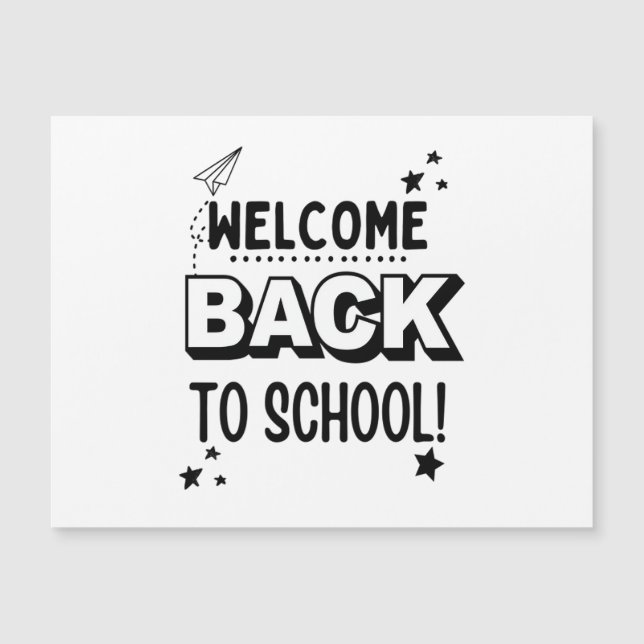 Welcome Back to school! (Front)