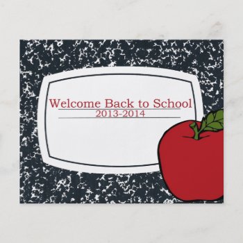 Welcome Back To School 2013 Flyer by CuteLittleTreasures at Zazzle