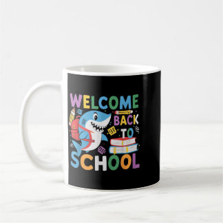 Welcome Back To School 2024-2025 Shark Funny Coffee Mug