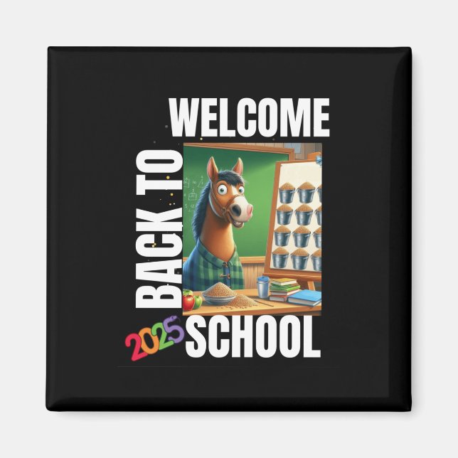 Welcome Back To School 2025 Sticker  Magnet (Front)
