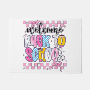 Welcome Back to School 2026 First Day Teachers Stu Doormat