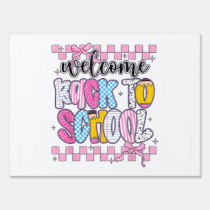 Welcome Back to School 2026 First Day Teachers Stu Sign