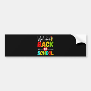 Welcome Back to School 2026 Teachers Students Bumper Sticker