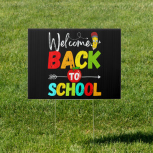 Welcome Back to School 2026 Teachers Students Sign